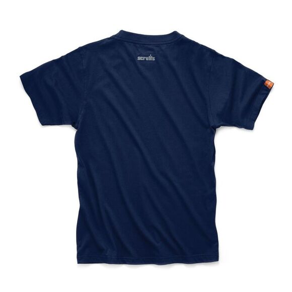 Scruffs Mens Work T-Shirt / Navy - Picture 2 of 2